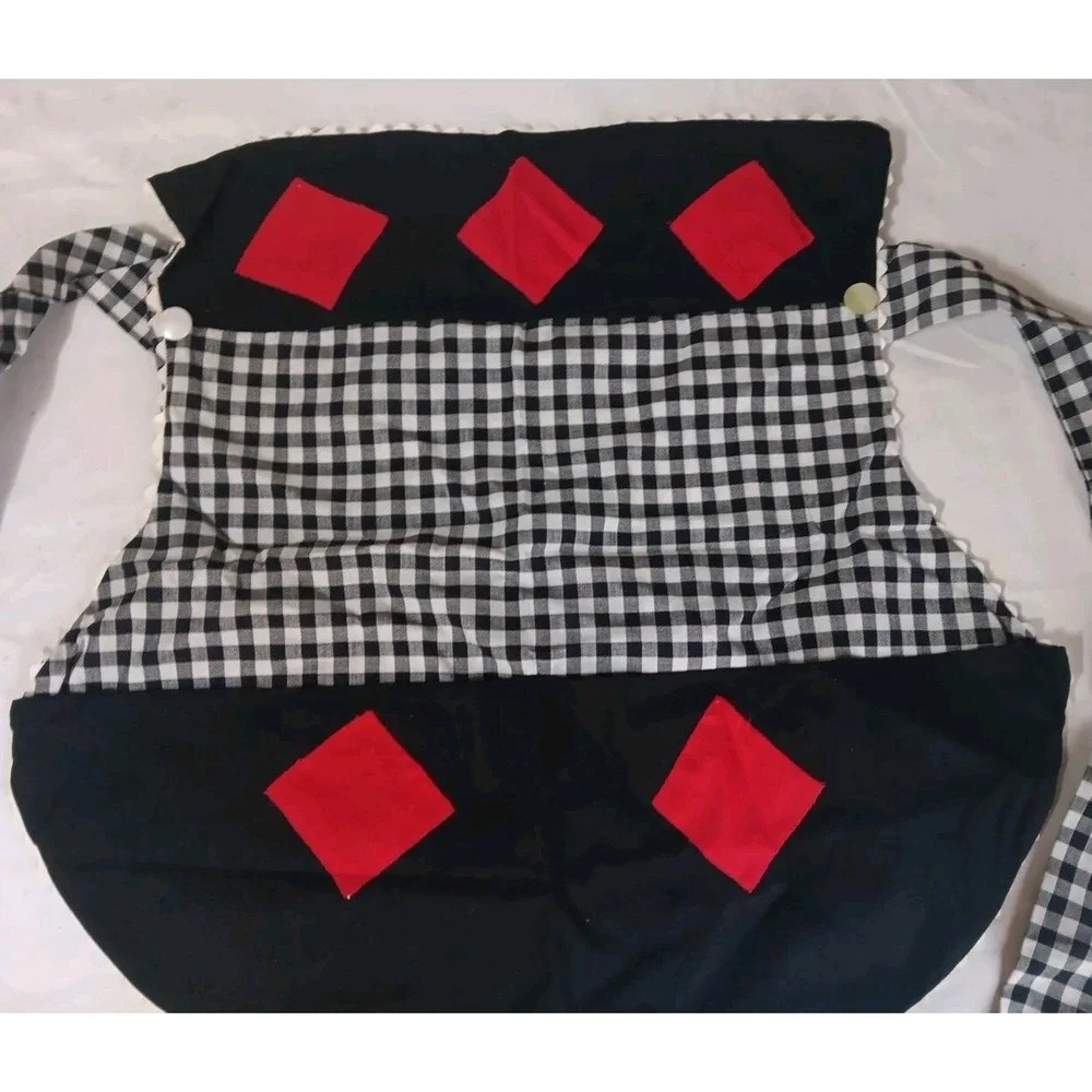 2 Vintage Aprons Handmade Waist Half Kitchen Cooking‎ Cottagecore Pockets READ